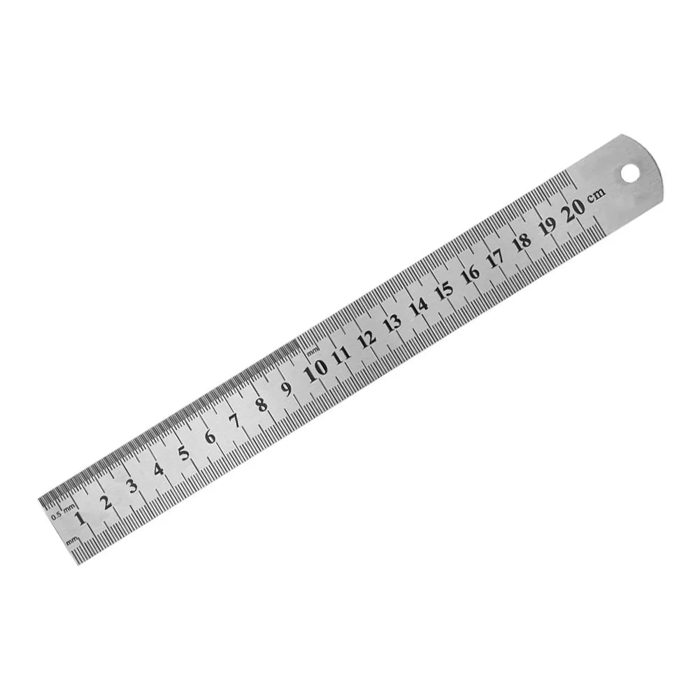 150/200/300/400/500MM Stainless Steel Ruler Centimeter Millimeter Ruler Straight Edge Ruler  Precision Measuring Ruler
