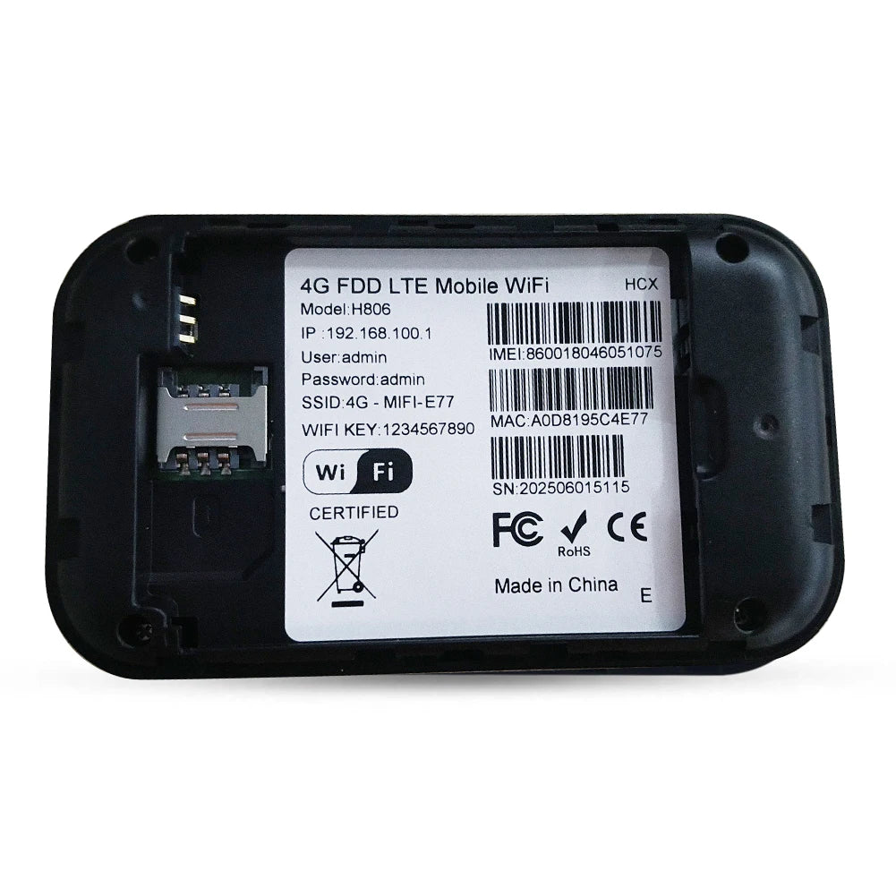1-5pcs Mobile WiFi Router 2100mAh Battery Supports 10 Connected Devices 4G WiFi Hotspot 300Mbps High Speed Portable for Busin