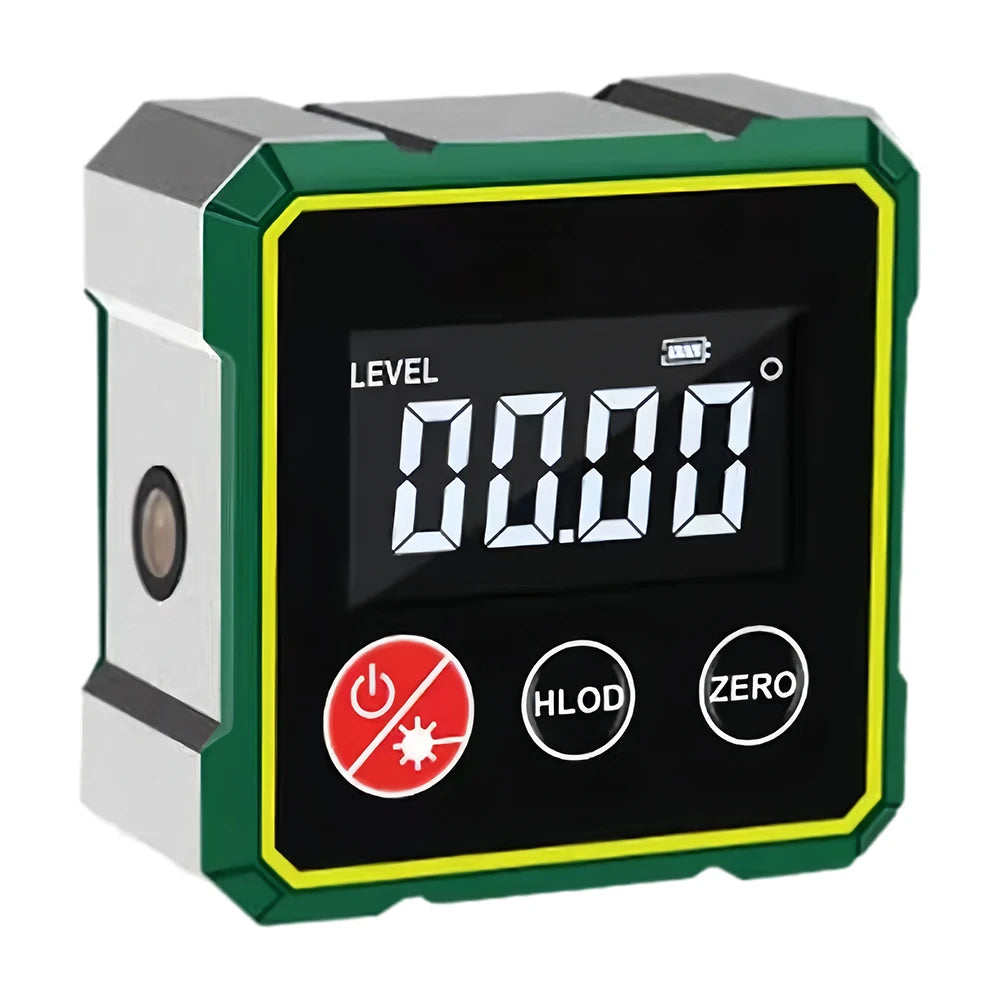 Magnetic Digital Angle Finder with LCD Backlight Electronic Laser Gauge Protractor Level Magnets Level Ruler Angle Slope 0-90°
