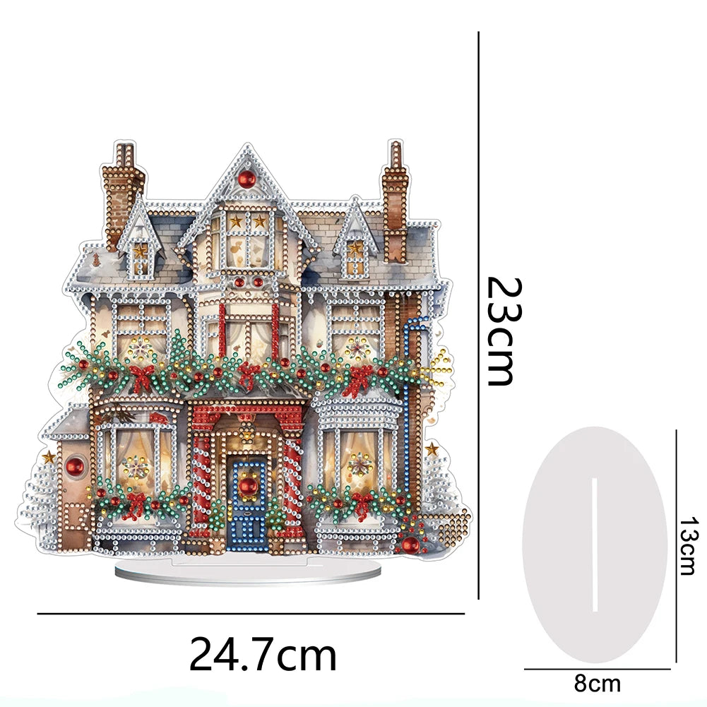 Special Shape Diamond Art Table Decor Christmas Desktop Diamond Painting Ornament Table Top Diamond Painting Decor