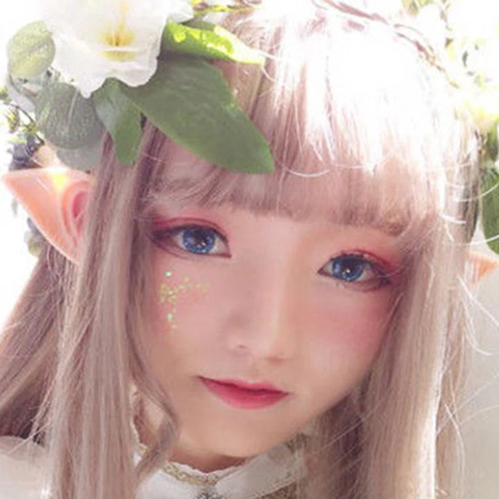1-20pair Mysterious Angel Elf Ears Artificial Latex Ears for Halloween Decor Fairy Cosplay Costume Masquerade Accessories