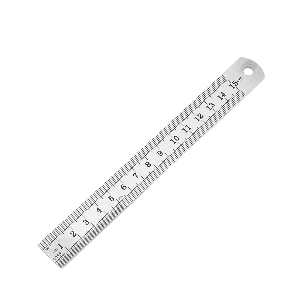 150/200/300/400/500MM Stainless Steel Ruler Centimeter Millimeter Ruler Straight Edge Ruler  Precision Measuring Ruler