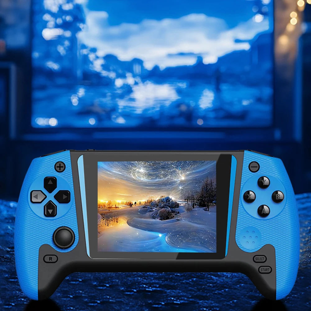 Retro Handheld Game Console 3.5inch LCD Screen Built-in 500 Games Portable Game Console Nostalgic Game Console for Single Player