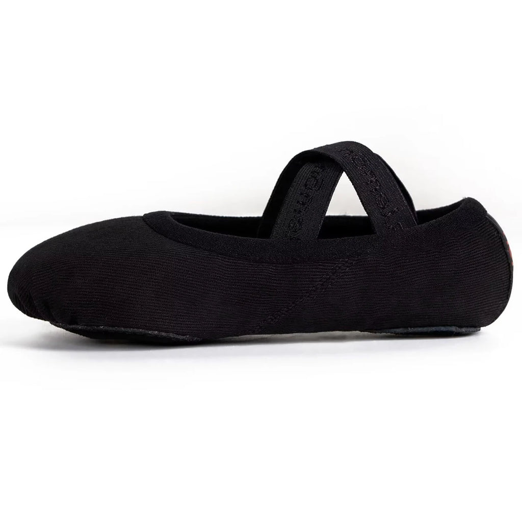 Kids Split Sole Dance Slippers High Quality Double Stretch Cloth Cow Suede Insole & Outsole for Ballet Jazz Dance Studio Practice