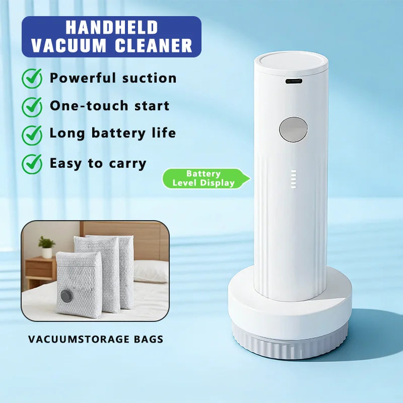 6/9/15pcs Vacuum Storage Bags, Comes with a Rechargeable Electric Pump for Travel. Low Noise, Portable and lightweight, Perfect for Trips. Compresses Clothes to Save Space, Ideal for Organizing Suitcases and Wardrobes.