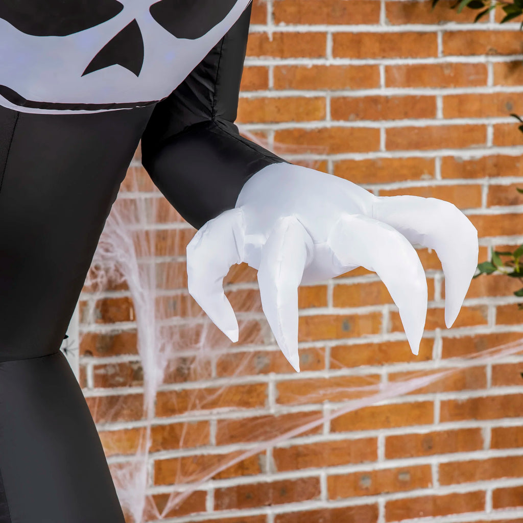 Outsunny 7' Inflatable Halloween Ghost with Horns Lighted Outdoor Decoration