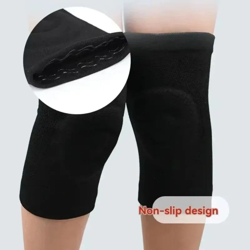 Fitness Dance Skating Silicone Knee Pads Sport Sknee Pads Basketball Pressurized Cycling Roller Skating Silicone Thin Knee Pads