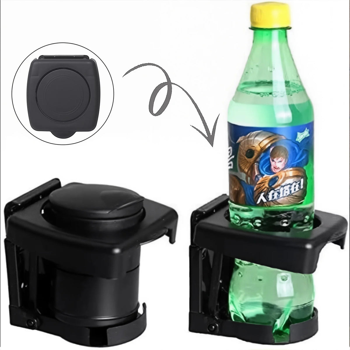 Universal Folding Car Cup Holder Drink Stand Adjustable Water Bottle Support for Auto Truck Boat RV Interior Styling Accessories