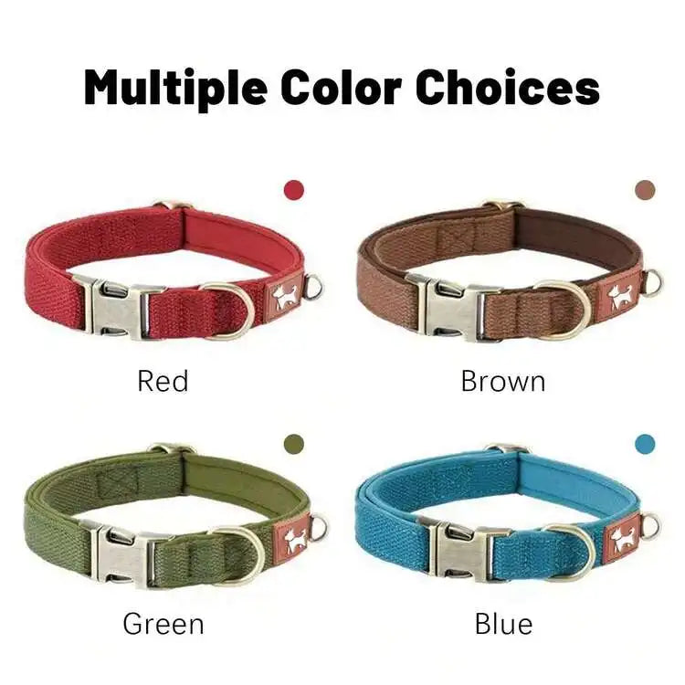 Soft Padded Dog Collar Breathable Pet Neck Strap for Small Medium Large Dogs