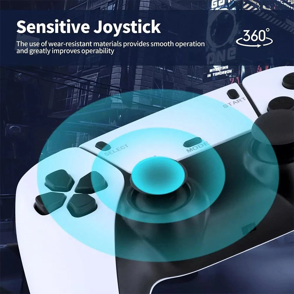 64GB, Wireless 4K Built-in Games HDMI TV Game Stick Console X2 Wireless Gamepad