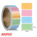 800pcs Stickers Colorful Label Stickers Waterproof Self-Adhesive Logo Handwritten Name Stickers Index Stickers