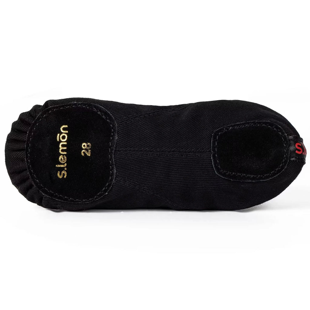 Kids Split Sole Dance Slippers High Quality Double Stretch Cloth Cow Suede Insole & Outsole for Ballet Jazz Dance Studio Practice
