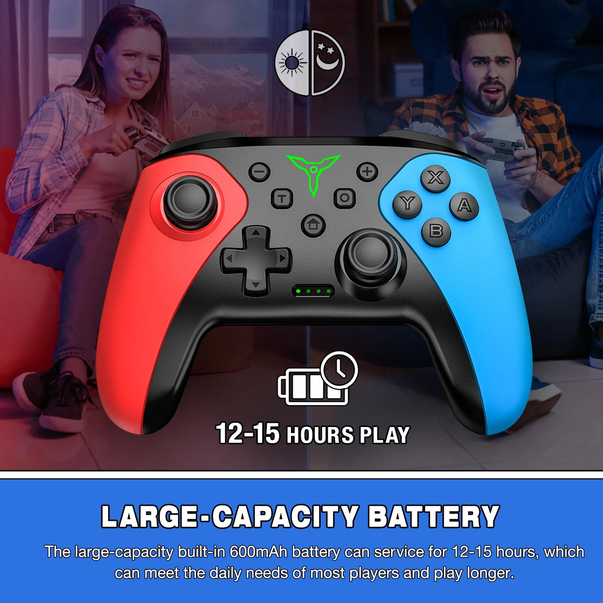 BEBONCOOL Wireless Controller For Nintendo Switch/OLED /Lite/Android/IOS Programmable Switch Gamepad PC Controllers With Wake-Up