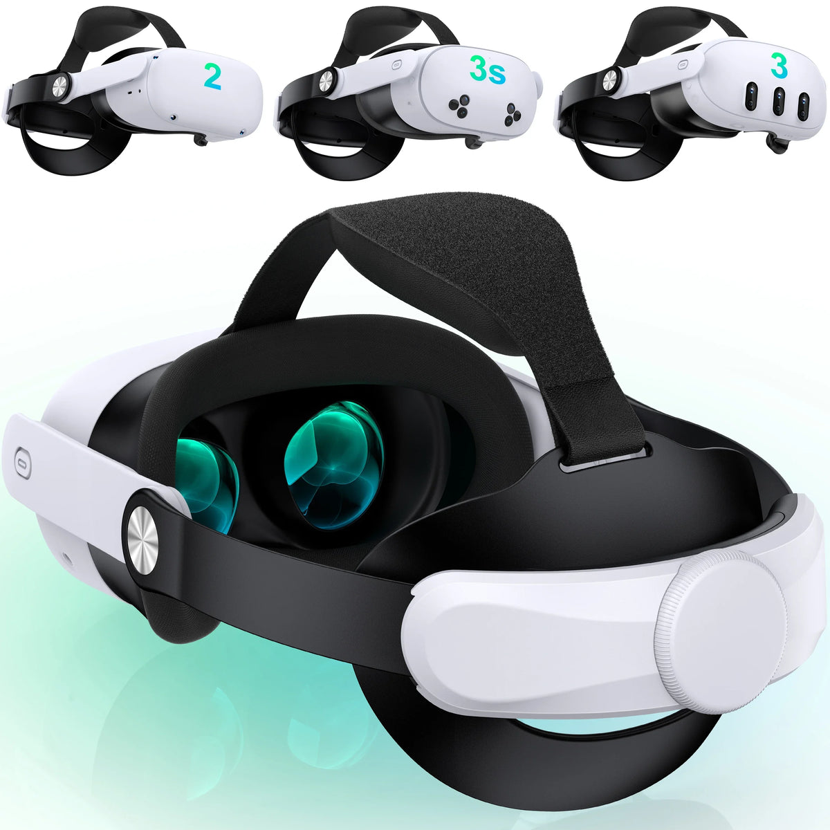 BEBONCOOL MQ5000 for Meta Quest 3S/Quest 3/Quest 2 Head Strap Elite Strap For VR Headset Strap Pressure Game For VR Accessories