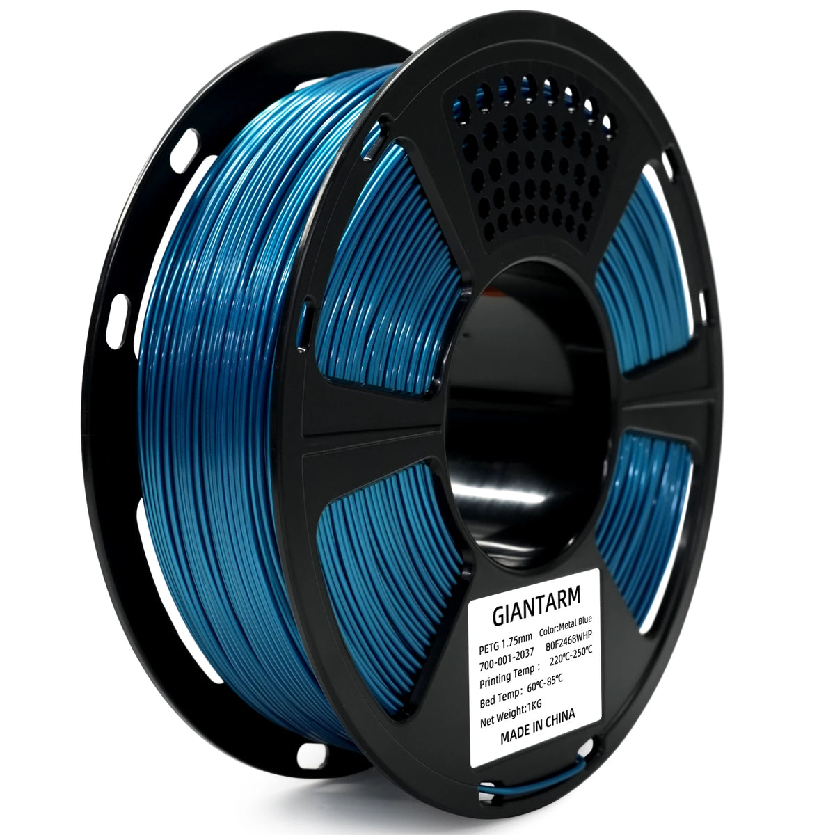 Geeetech Metal PETG Filament Consumable 1.75mm, Plastic Monofilament Spool for FDM 3D Printers, Shiny Metallic Finish Print Mate