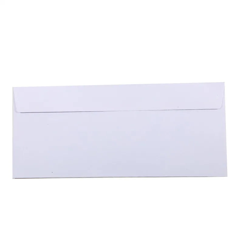 10-100PCS Windowless white envelope Secure Business Envelope Can hold A4 paper Bill invoice Self Sealing Envelope Self adhesive