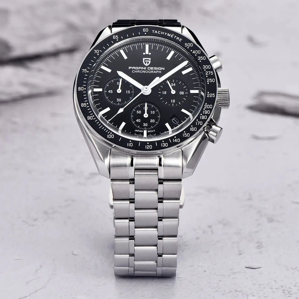 PAGANI DESIGN 2026 New Men's Watches Top Luxury Quartz Watch For Men Auto Date Speed Chronograph AR Sapphire Mirror Wrist Watch