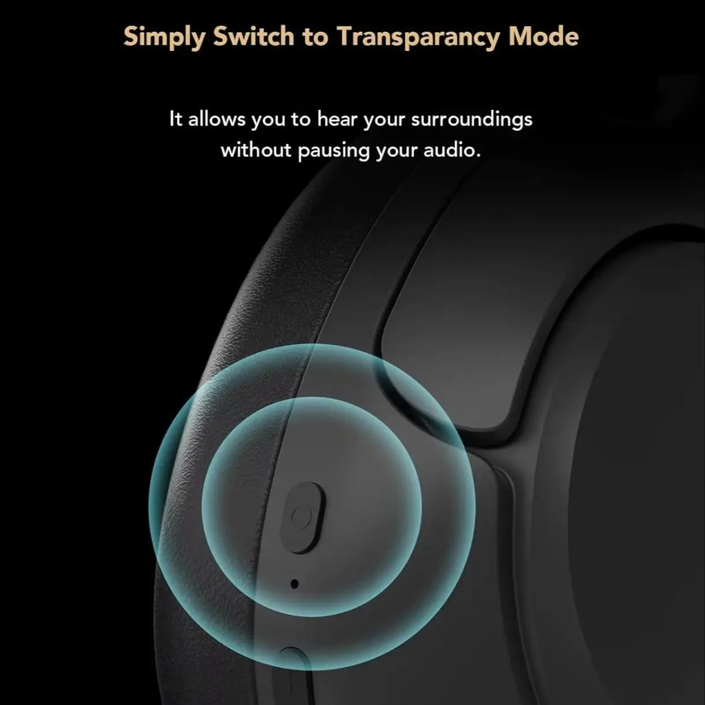 Nuroum Bluetooth 5.3 Wireless Headset with Noise Cancelling Microphone for Work Office Call Center, Mute Button Multi-Point Over Ear Headphones Handsfree Earphone for PC Laptop Computer Teams Zoom Meeting Remote Work Business