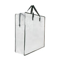 Waterproof Heavy Duty Storage Bags Large Size Clear Zipper Laundry Bags for Home Organization Travel Clothes Storage Reusable