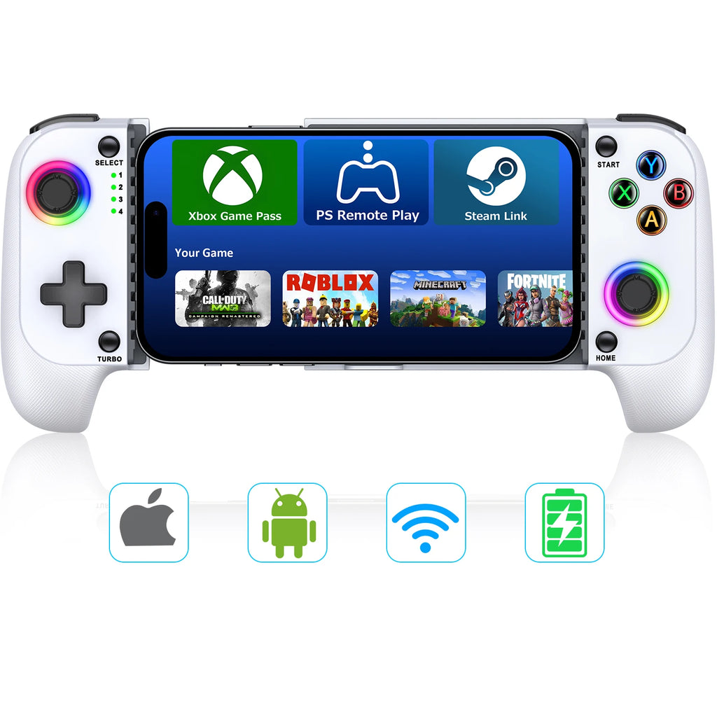 BEBONCOOL MC101 Gamepad Telescopic For Apple IOS Android PUBG COD Stretch Wireless Bluetooth Phone Game Controller Joystick