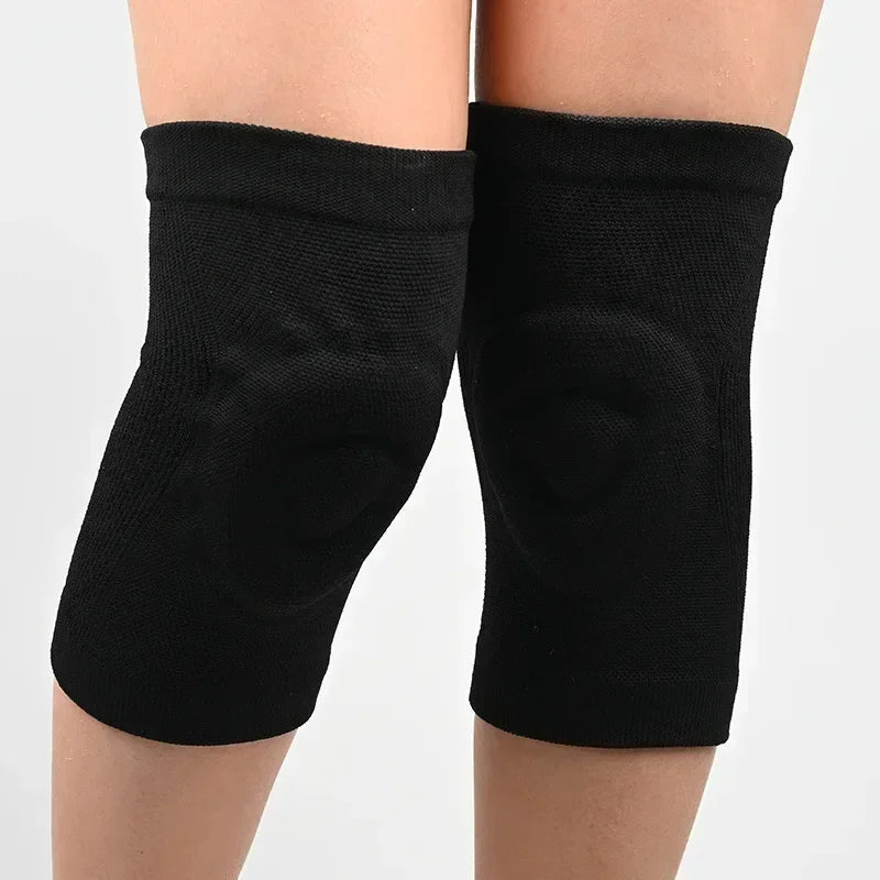Fitness Dance Skating Silicone Knee Pads Sport Sknee Pads Basketball Pressurized Cycling Roller Skating Silicone Thin Knee Pads