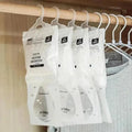 Hanging Wardrobe Moisture Absorber Bags, Disposable Dehumidifier Bags for Closet Wardrobe Drawer Damp Mildew Odor Removal