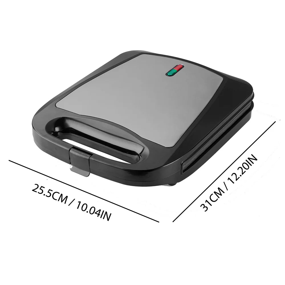 Multifunctional Home-use Sandwich Breakfast Machine with Double-sided Heating Stainless Steel Non-stick Baking Plate Easy Clean Portable Bread Maker for Home Kitchen Clearance Sale UK Stock