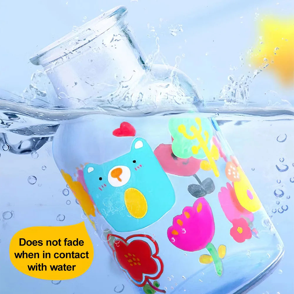 120 Colors Acrylic Paint Pens Markers Set Soft Tip Pen for Kids Washable Quick Dry Waterproof Non Stain Stone Ceramic Glass Fabric Painting Art Crafts Gift