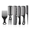 6Pcs/set Professional Hair Cutting Comb Hair Cut Comb High Quality Thicken Barber Salon Hair Style Comb Hairdressing Hairbrush