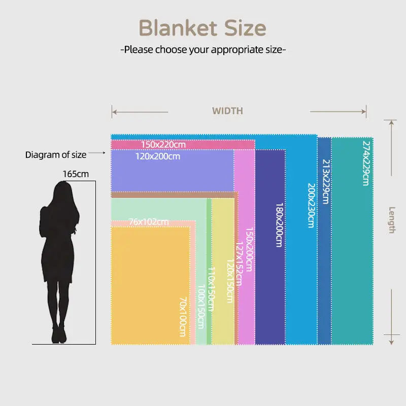 Blanket  - Super Soft Fuzzy Blanket for Couch  Warm Thick Blanket for Bed  Perfect for Living Room  Home Decor  or Dorm