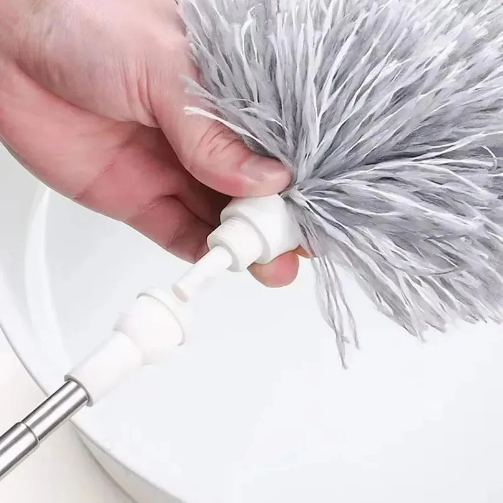 Long Handle Duster Extendable Soft Bristles Microfiber Duster Brush Cleaning Toosl for Sofa Bed Furniture Household Dust Cleaner