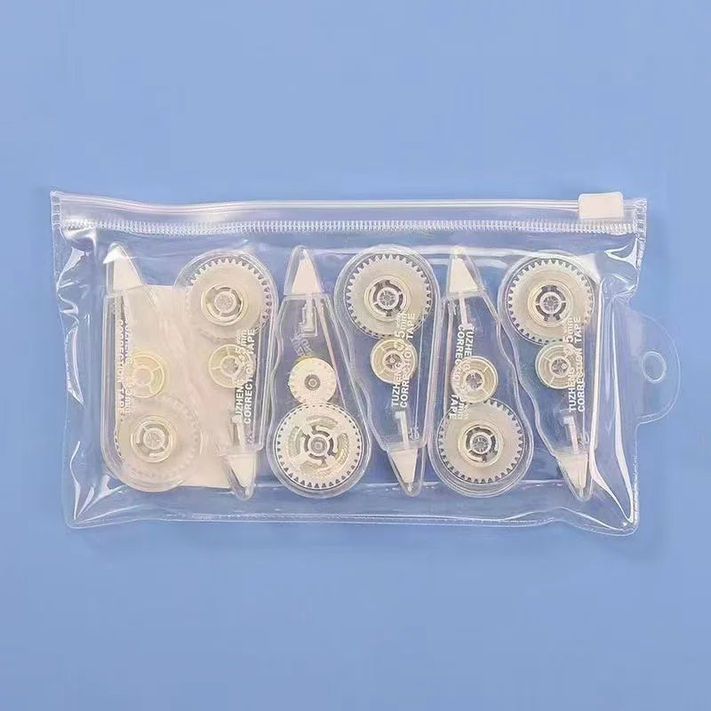 6pc Set Correction Tape Kawaii Mechanical Cute Design Correction Tape - Perfect for Decorating Diaries and School Supplies