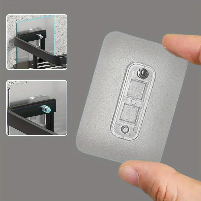 6pcs Bathroom Shelf Screw Sticker Nail-free Stickers Strong and Non-marking Self-adhesive Large Rack ScrewStickers