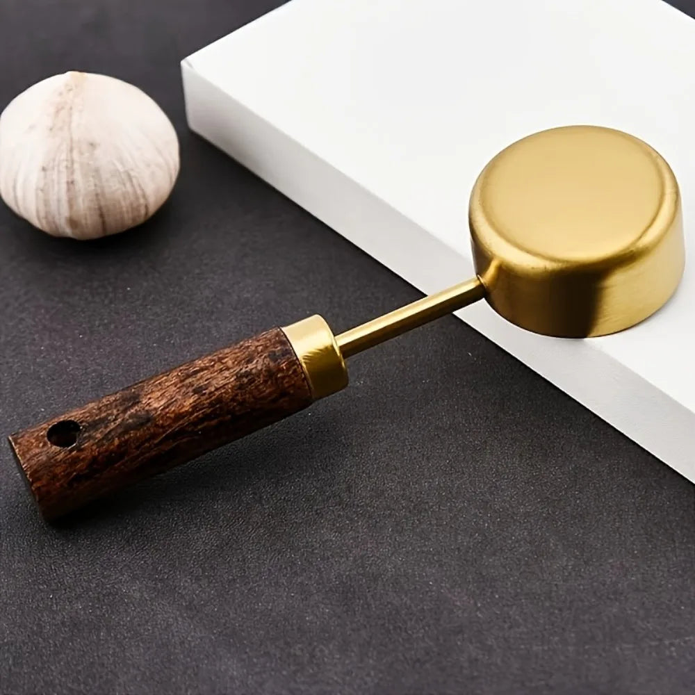 15ml Wooden Coffee Scoop Stainless Steel Long Handle Measuring Spoon for Coffee Tablespoon Kitchen Tool Cafe Decoration