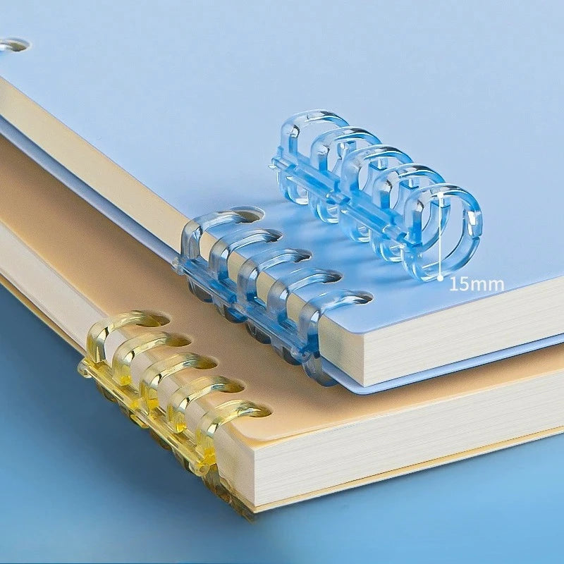 A5 60 Sheets Thick Notebook Spiral Binding Loose-leaf Notebooks with Lines Pages for Students School Office Stationery Supplies
