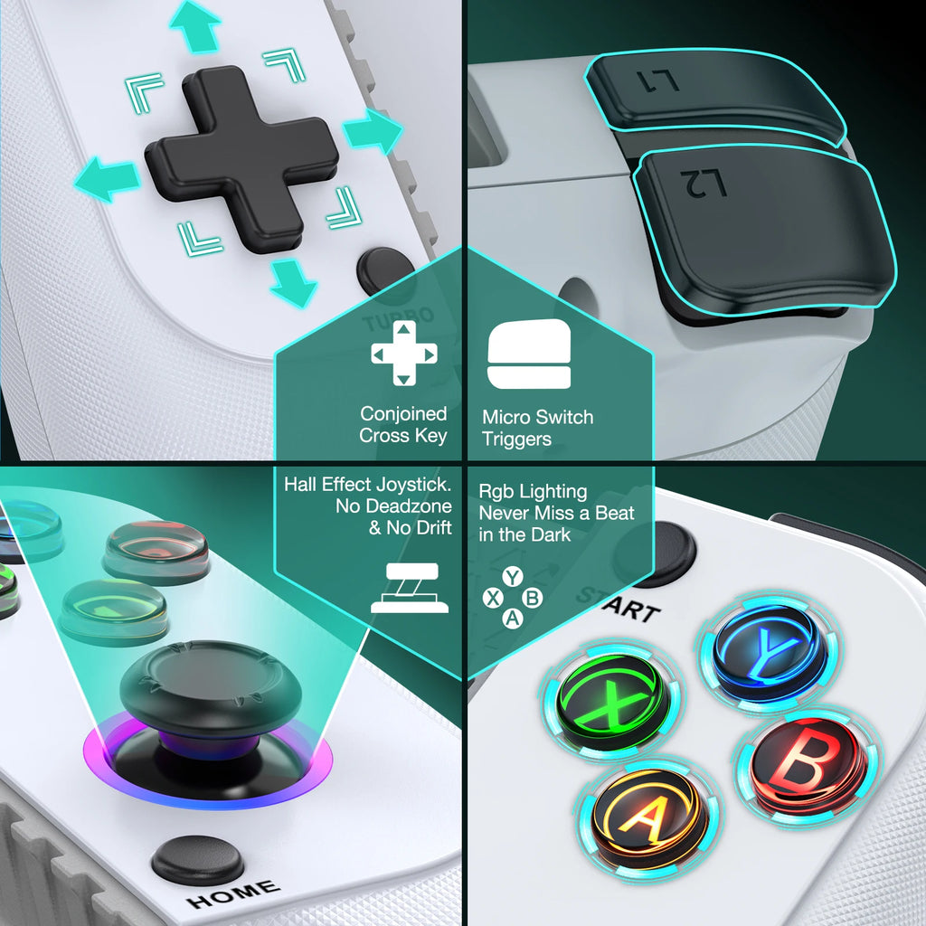 BEBONCOOL MC101 Gamepad Telescopic For Apple IOS Android PUBG COD Stretch Wireless Bluetooth Phone Game Controller Joystick