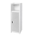 3-Tier Bathroom Floor Cabinet with Door - Freestanding Storage Organizer for Bathroom, Kitchen, Bedroom, Living Room