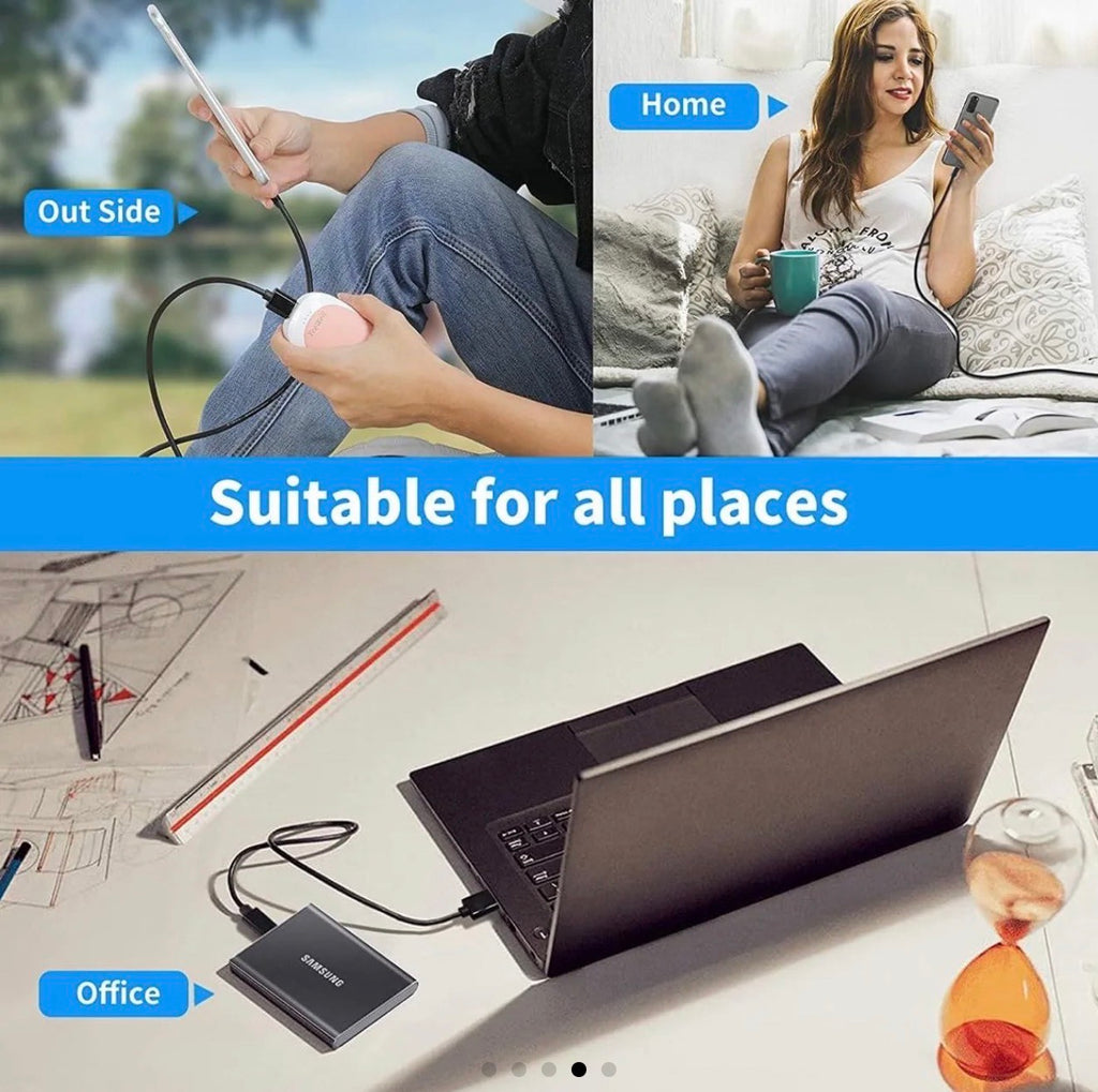USB-C to USB-C Fast Charging Cable – 60W Power Delivery, 1.5m Length, USB 2.0 UK